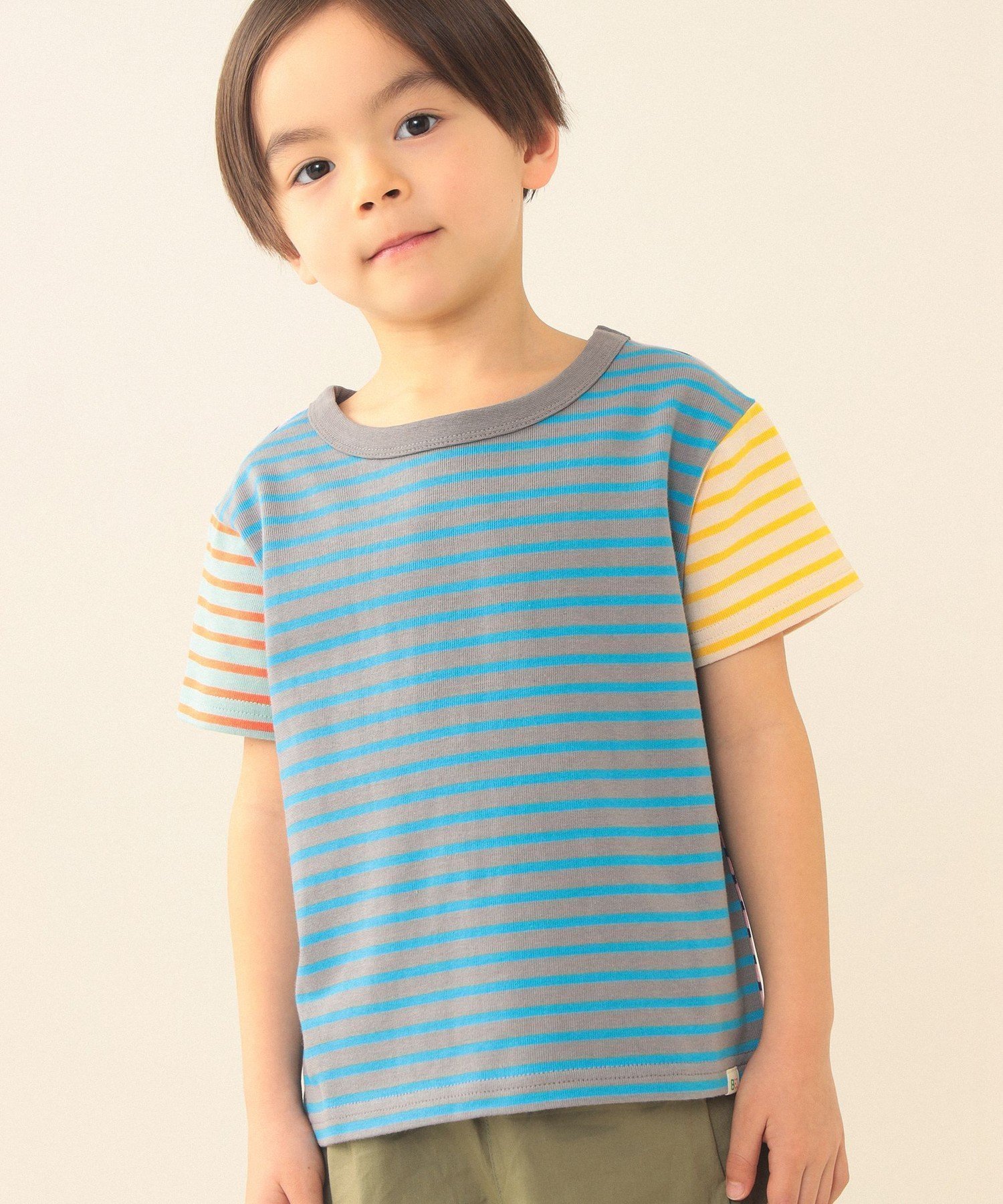 【ビームス ミニ/BEAMS mini / KIDS】の【WEB限定】ボーダー ショートスリーブ Tシャツ 2026SS(90~140cm) 通学 通園 キッズ お着換え 旅行 子供服 外遊び インテリア・キッズ・メンズ・レディースファッション・服の通販 founy(ファニー) 　ファッション　Fashion　キッズファッション　Fashion for Kids　ショート　Short, Short Length　シンプル　Simple, Minimal　スリーブ　Sleeve, Long Sleeve / Short Sleeve　ベーシック　Basic, Essential　ボーダー　Border, Stripe　旅行　Travel　2026年　2026　2026春夏・S/S　Spring/Summer 2026 SS26　MULTI2|ID: prp329100004962308 ipo3291000000037228264