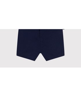 【プチバトー/PETIT BATEAU / KIDS】のサージ織ショートサロペット 人気、トレンドファッション・服の通販 founy(ファニー) ファッション Fashion キッズファッション Fashion for Kids なめらか Smooth, Silky Texture オケージョン Occasion Wear |ID:prp329100004962320