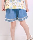 【ベベ オンライン ストア/BEBE ONLINE STORE / KIDS】の裾レース刺しゅう入りデニムショートパンツ(90~130cm) 人気、トレンドファッション・服の通販 founy(ファニー) ファッション Fashion キッズファッション Fashion for Kids ボトムス Bottoms 春 Spring コレクション Collection, Seasonal Line ショート Short, Short Length チェック Check, Plaid, Tartan デニム Denim, Jeans Material フレンチ French, French Style フロント Front, Front Design モチーフ Motif, Design Theme リゾート Resort, Vacation Style レース Lace, Lace Fabric S/S・春夏 SS, Spring/Summer, Warm Season 夏 Summer エレガント 上品 Elegant 2026年 2026 2026春夏・S/S Spring/Summer 2026 SS26 thumbnail ブルー|ID: prp329100004962328 ipo3291000000037228401