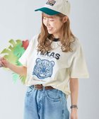 【デビロック/devirock / KIDS】の綿100% デビラボ 大人 プリント半袖Tシャツ 子供服 キッズ 男の子 女の子 26SS 人気、トレンドファッション・服の通販 founy(ファニー) ファッション Fashion キッズファッション Fashion for Kids トレンド Trend, Trending Now フレア Flare, Flared プリント Print, Printed Pattern 半袖 Short Sleeve, Half Sleeve おすすめ Recommended / Our Picks 2026年 2026 2026春夏・S/S Spring/Summer 2026 SS26 thumbnail 001-トラ-オフホワイト|ID: prp329100004962335 ipo3291000000037228428