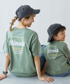 【デビロック/devirock / KIDS】の綿100% デビラボ 大人 プリント半袖Tシャツ 子供服 キッズ 男の子 女の子 26SS 人気、トレンドファッション・服の通販 founy(ファニー) ファッション Fashion キッズファッション Fashion for Kids トレンド Trend, Trending Now フレア Flare, Flared プリント Print, Printed Pattern 半袖 Short Sleeve, Half Sleeve おすすめ Recommended / Our Picks 2026年 2026 2026春夏・S/S Spring/Summer 2026 SS26 thumbnail 003-ロゴ2-クリームグリーン|ID: prp329100004962335 ipo3291000000037228430