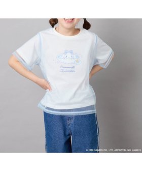 【アー ヴェー ヴェー/a.v.v / KIDS】の120-150 【数量限定】 シナモロール クロミ オーバーチュールTシャツ 大人の最旬トレンドファッション＆コーディネート founy(ファウニー) ファッション Fashion キッズファッション Fashion for Kids カットソー Cut and Sewn Top ガーリー Girly, Feminine Style キャラクター Character, Licensed Characters シンプル Simple, Minimal チュール Tulip, Tulip Motif デニム Denim, Jeans Material バランス Balance, Style Balance プリント Print, Printed Pattern ボトム Bottoms, Lower Wear 再入荷 Restock / Back in Stock 旅行 Travel |ID:prp329100004962344