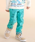【ベベ オンライン ストア/BEBE ONLINE STORE / KIDS】の裾折り返しプリントストレッチツイルパンツ(80~130cm) 人気、トレンドファッション・服の通販 founy(ファニー) ファッション Fashion キッズファッション Fashion for Kids ボトムス Bottoms 春 Spring コレクション Collection, Seasonal Line チェック Check, Plaid, Tartan フレンチ French, French Style プリント Print, Printed Pattern モチーフ Motif, Design Theme S/S・春夏 SS, Spring/Summer, Warm Season 夏 Summer エレガント 上品 Elegant 2026年 2026 2026春夏・S/S Spring/Summer 2026 SS26 thumbnail グリーン|ID: prp329100004962364 ipo3291000000037228549