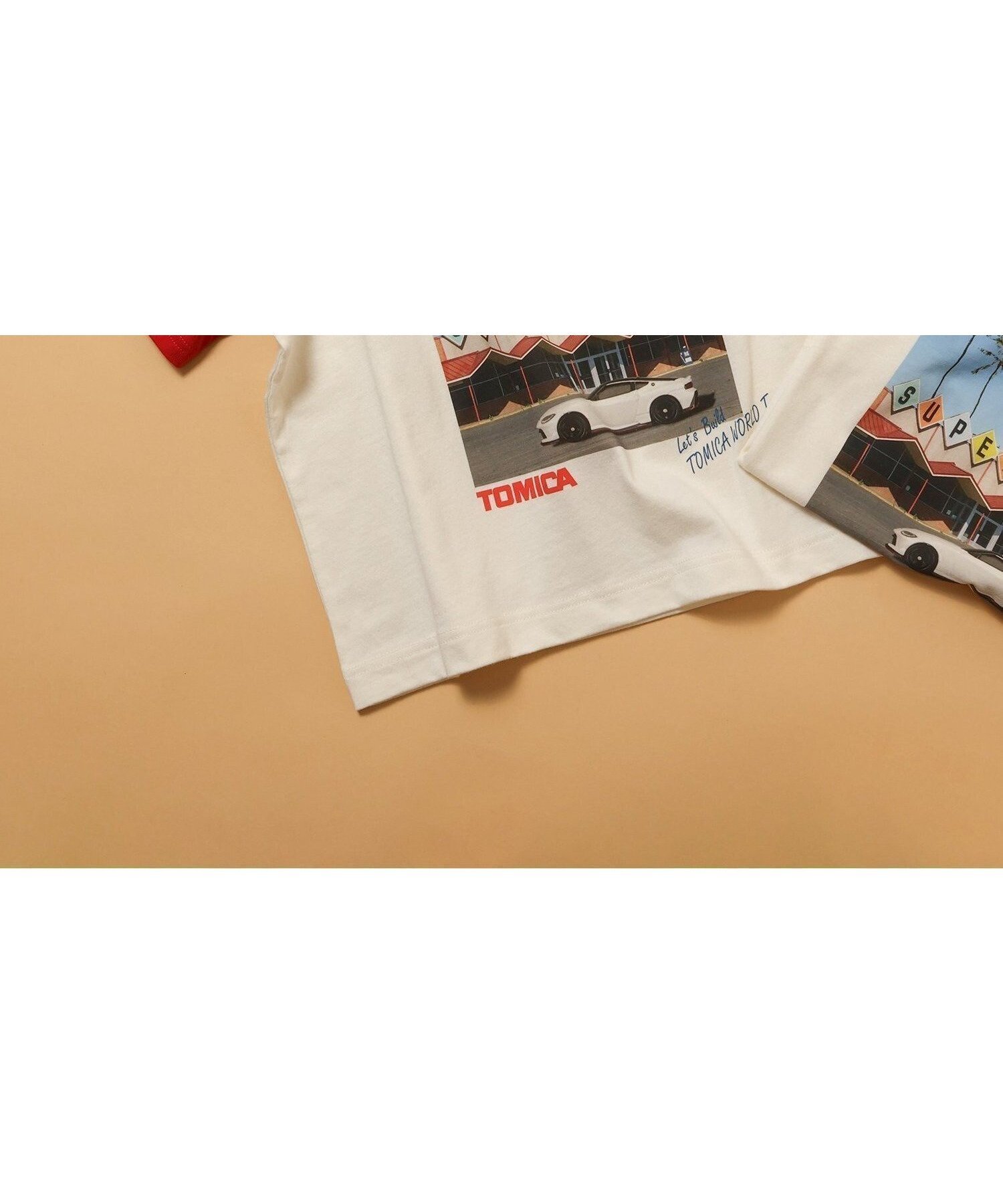 【エフオー オンラインストア/F.O.Online Store / KIDS】のTOMICA*BREEZE グラフィックTシャツ インテリア・キッズ・メンズ・レディースファッション・服の通販 founy(ファニー) 　ファッション　Fashion　キッズファッション　Fashion for Kids　カラフル　Colorful Design　グラフィック　Graphic, Graphic Design　プリント　Print, Printed Pattern　夏　Summer　レッド|ID: prp329100004962365 ipo3291000000037228557