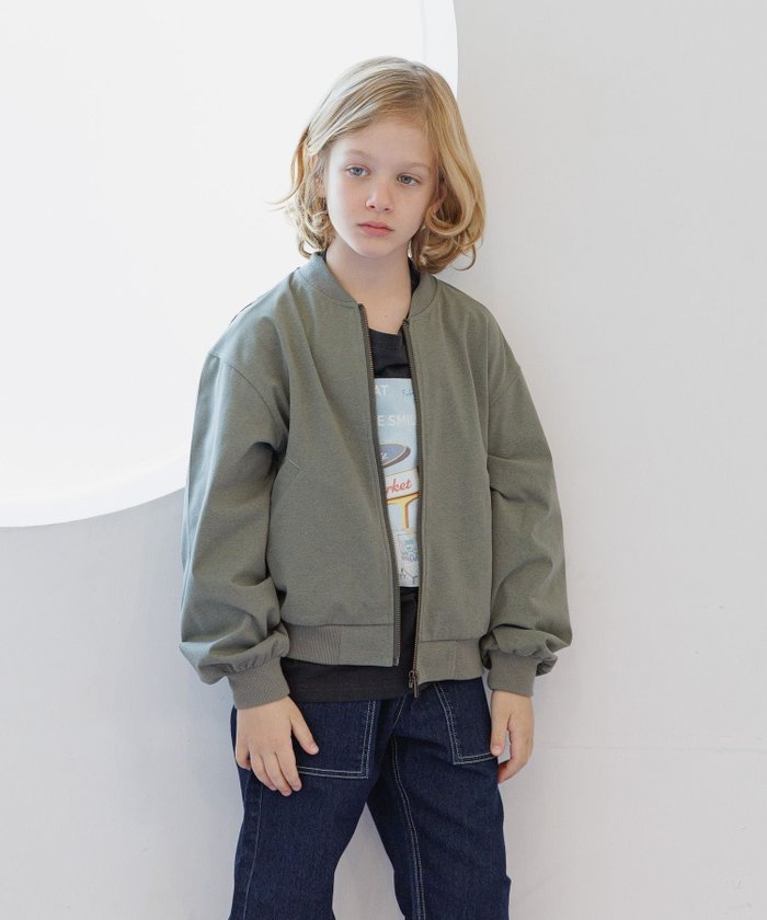 【グローバルワーク/GLOBAL WORK / KIDS】のスゴラク撥水ストレッチMA-1/キッズ/636357 インテリア・キッズ・メンズ・レディースファッション・服の通販 founy(ファウニー) https://founy.com/ ファッション Fashion キッズファッション Fashion for Kids おすすめ Recommended / Our Picks シンプル Simple, Minimal ストレッチ Stretch, Stretchy Fabric ブルゾン Blouson, Bomber Jacket 吸水 Absorbent, Quick-Dry 定番 Standard, Basic Item |ID: prp329100004962381 ipo3291000000037332700