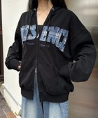 【レピピアルマリオ/repipi armario / KIDS】のワッペンルーズZIPパーカー 人気、トレンドファッション・服の通販 founy(ファニー) ファッション Fashion キッズファッション Fashion for Kids おすすめ Recommended / Our Picks インナー Innerwear カーゴパンツ Cargo Pants, Utility Pants スウェット / スエット Sweatshirt, Sweatwear チェック Check, Plaid, Tartan デニム Denim, Jeans Material パーカー Hoodie, Parka フロント Front, Front Design ボトム Bottoms, Lower Wear ルーズ Loose, Oversized ロング Long, Long-Length thumbnail ブラック09|ID: prp329100004962384 ipo3291000000037228642