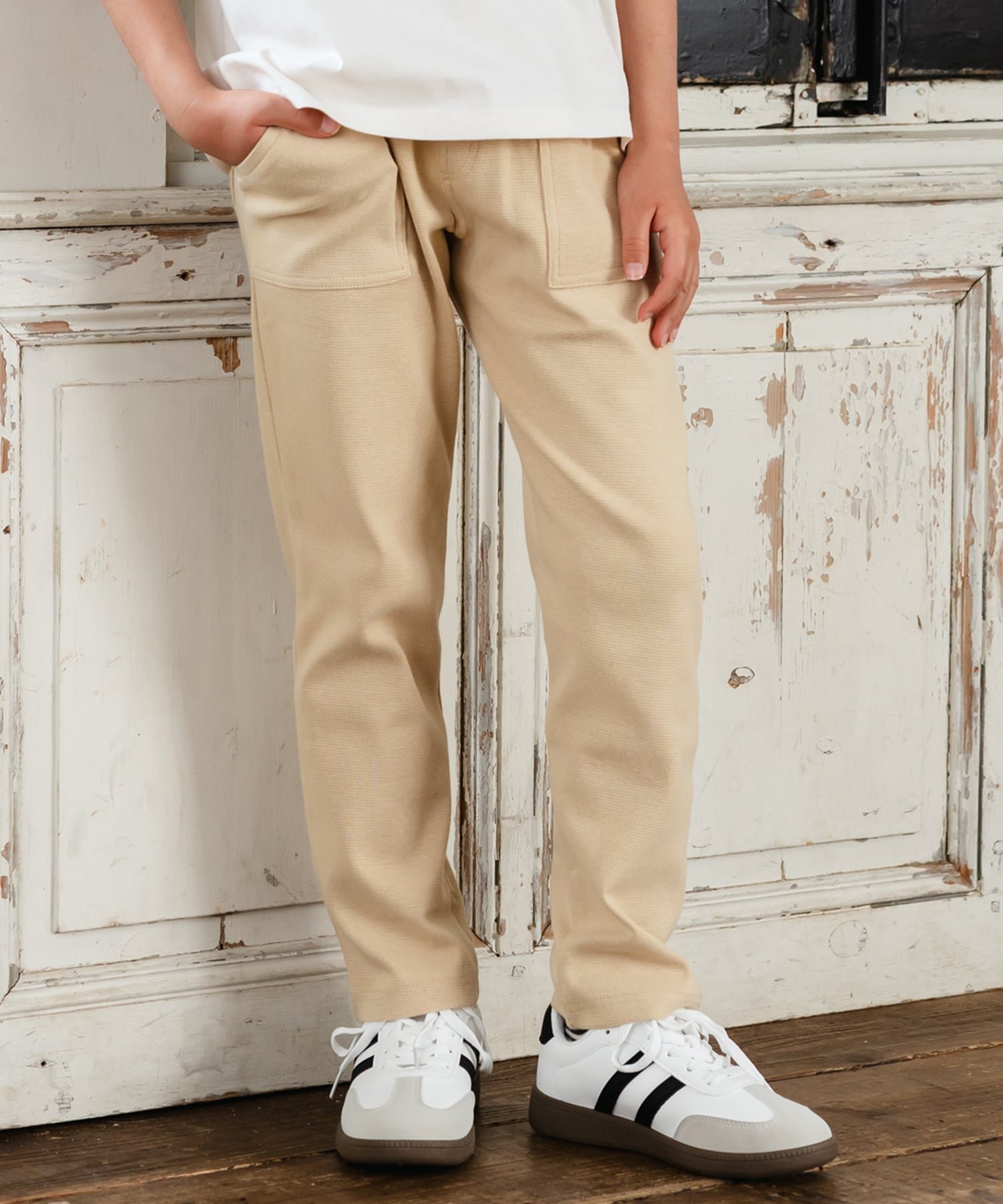 【ローブ/ROBE / KIDS】のJ.J CAMP/ベイカーパンツ ストレッチ 子供服 キッズ 蚊に刺されにくい インテリア・キッズ・メンズ・レディースファッション・服の通販 founy(ファニー) 　ファッション　Fashion　キッズファッション　Fashion for Kids　ボトムス　Bottoms　ヴィンテージ　Vintage Style　ストレッチ　Stretch, Stretchy Fabric　タンブラー　Tumbler, Travel Mug　ポケット　Pocket, Pocket Detail　KARE|ID: prp329100004962399 ipo3291000000037228708