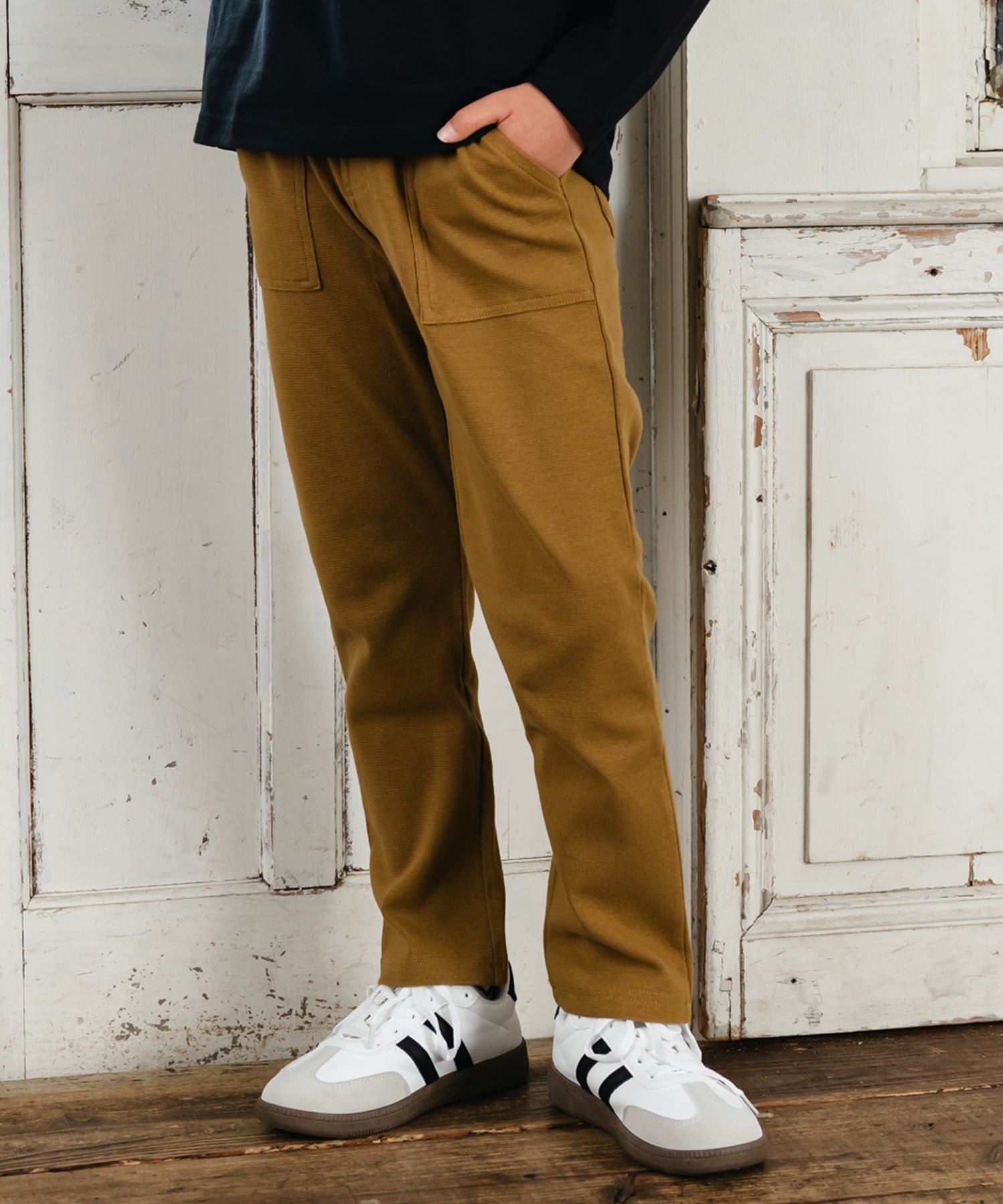 【ローブ/ROBE / KIDS】のJ.J CAMP/ベイカーパンツ ストレッチ 子供服 キッズ 蚊に刺されにくい インテリア・キッズ・メンズ・レディースファッション・服の通販 founy(ファニー) 　ファッション　Fashion　キッズファッション　Fashion for Kids　ボトムス　Bottoms　ヴィンテージ　Vintage Style　ストレッチ　Stretch, Stretchy Fabric　タンブラー　Tumbler, Travel Mug　ポケット　Pocket, Pocket Detail　KUCHIBA|ID: prp329100004962399 ipo3291000000037228710