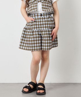 【アー ヴェー ヴェー/a.v.v / KIDS】の120-160 ママとお揃いコーデが叶う/セットアップ可能 ギャザーキュロット 大人の最旬トレンドファッション＆コーディネート founy(ファウニー) ファッション Fashion キッズファッション Fashion for Kids 春 Spring キュロット Culottes, Wide Shorts ギャザー Gathered, Ruffled サンダル Sandals, Summer Shoes セットアップ Set-Up, Coordinated Outfit チェック Check, Plaid, Tartan ドット Polka Dot, Dot Pattern バランス Balance, Style Balance ポケット Pocket, Pocket Detail ミニスカート Mini Skirt, Short Skirt 楽ちん Easy Fit, Comfortable S/S・春夏 SS, Spring/Summer, Warm Season 再入荷 Restock / Back in Stock おすすめ Recommended / Our Picks 夏 Summer |ID:prp329100004962401