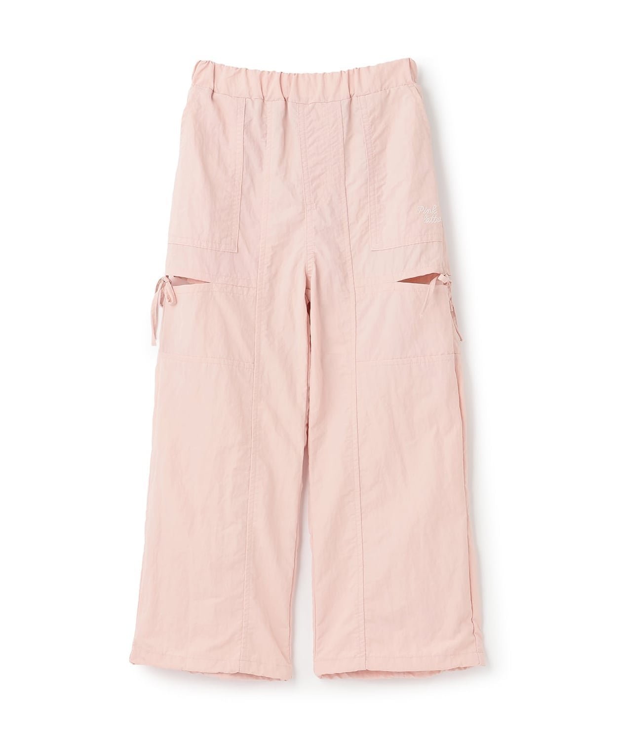 【ナルミヤ オンライン/NARUMIYA ONELINE / KIDS】のスリットリボンシャカパン インテリア・キッズ・メンズ・レディースファッション・服の通販 founy(ファニー) 　ファッション　Fashion　キッズファッション　Fashion for Kids　おすすめ　Recommended / Our Picks　ガーリー　Girly, Feminine Style　グラフィック　Graphic, Graphic Design　スマート　Smart, Elegant　スリット　Slit, Slit Detail　リボン　Ribbon, Bow　ロング　Long, Long-Length　夏　Summer　春　Spring　S/S・春夏　SS, Spring/Summer, Warm Season　猫　Cat, Kitty　ライト ピンク|ID: prp329100004962404 ipo3291000000037228730