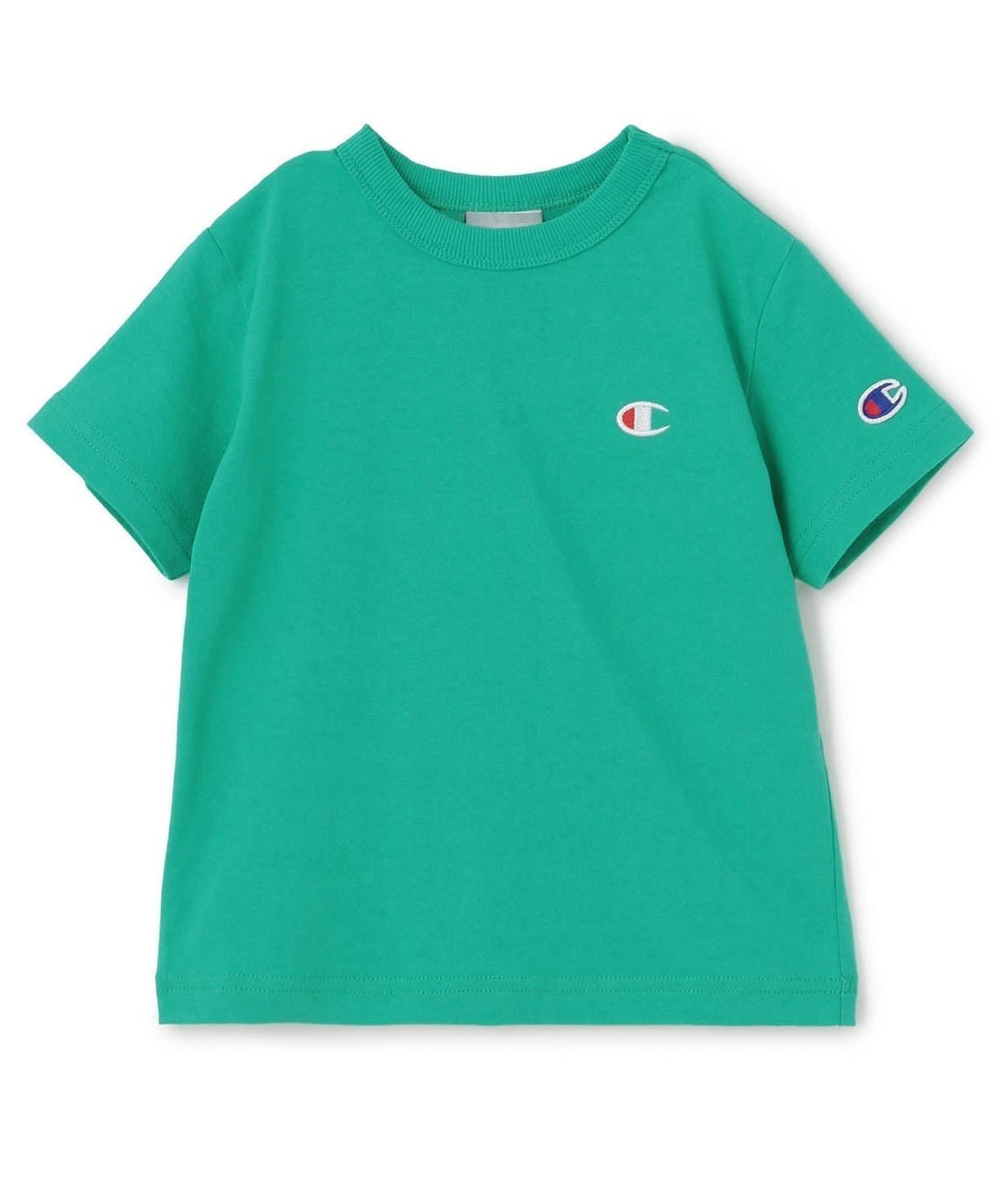 【ナルミヤ オンライン/NARUMIYA ONELINE / KIDS】の【チャンピオン】ワンポイント半袖T インテリア・キッズ・メンズ・レディースファッション・服の通販 founy(ファニー) 　ファッション　Fashion　キッズファッション　Fashion for Kids　シンプル　Simple, Minimal　ポケット　Pocket, Pocket Detail　ワンポイント　One Point, Statement Accent　半袖　Short Sleeve, Half Sleeve　ライト グリーン|ID: prp329100004962425 ipo3291000000037228822