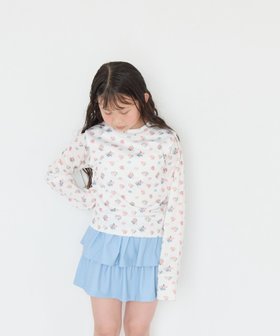 【ローリーズファーム/LOWRYS FARM / KIDS】の【160-170サイズ】SWIM/フラワーSETUP 人気、トレンドファッション・服の通販 founy(ファニー) ファッション Fashion キッズファッション Fashion for Kids ガーリー Girly, Feminine Style セットアップ Set-Up, Coordinated Outfit フラワー Flower, Floral ボトム Bottoms, Lower Wear 人気 Popular, Best Seller |ID:prp329100004962427