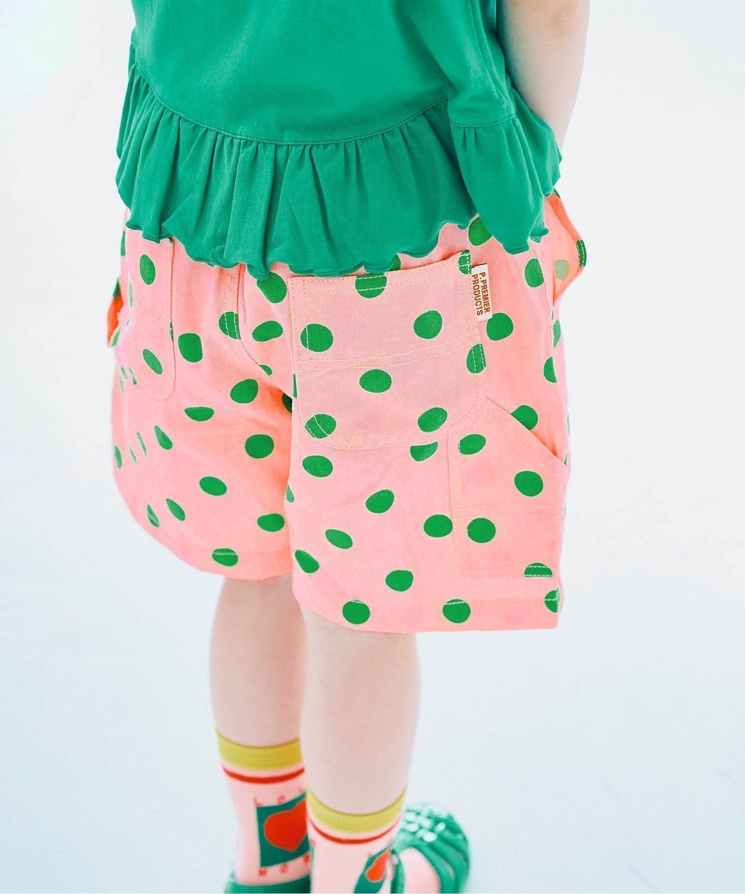 【エフオー オンラインストア/F.O.Online Store / KIDS】のイロチ買いしたい総柄ツイルワークハーフパンツ インテリア・キッズ・メンズ・レディースファッション・服の通販 founy(ファニー) 　ファッション　Fashion　キッズファッション　Fashion for Kids　ボトムス　Bottoms　シンプル　Simple, Minimal　ハーフ　Half, Half-Length　ブリーチ　Bleach, Washed Finish　プリント　Print, Printed Pattern　ベーシック　Basic, Essential　ポケット　Pocket, Pocket Detail　無地　Plain, Solid Color　ユーズド　Used, Vintage-Look　おすすめ　Recommended / Our Picks　ピンク|ID: prp329100004962428 ipo3291000000037228839