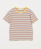 【ユナイテッドアローズ/UNITED ARROWS / KIDS】のテレコ マルチボーダーTシャツ / キッズ 140cm-160cm 人気、トレンドファッション・服の通販 founy(ファニー) ファッション Fashion キッズファッション Fashion for Kids カットソー Cut and Sewn Top テレコ Ribbed, Rib Stitch ボーダー Border, Stripe アウトレット Outlet / Clearance thumbnail ORANGE|ID: prp329100004962441 ipo3291000000037228894