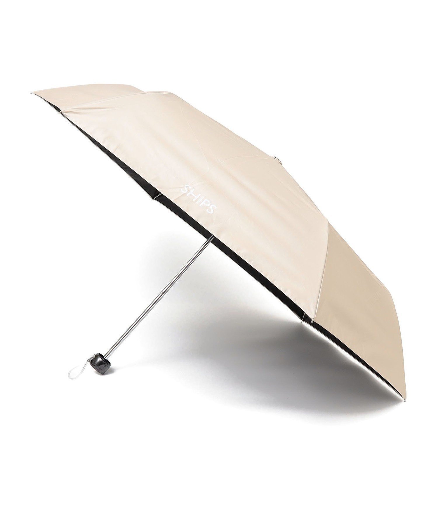 【シップス/SHIPS / KIDS】のSHIPS KIDS 晴雨兼用 折りたたみ傘 インテリア・キッズ・メンズ・レディースファッション・服の通販 founy(ファニー) 　ファッション　Fashion　キッズファッション　Fashion for Kids　ベーシック　Basic, Essential　傘　Umbrella, Parasol　ベージュ|ID: prp329100004962452 ipo3291000000037228940