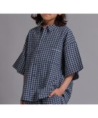 【ペアマノン/pairmanon / KIDS】の【90-160cm】サッカーチェック オーバーサイズ 半袖シャツ【PAIRMANON STREET】 人気、トレンドファッション・服の通販 founy(ファニー) ファッション Fashion キッズファッション Fashion for Kids おすすめ Recommended / Our Picks サッカー Seersucker, Summer Fabric ショート Short, Short Length セットアップ Set-Up, Coordinated Outfit チェック Check, Plaid, Tartan ワンポイント One Point, Statement Accent 半袖 Short Sleeve, Half Sleeve thumbnail ブラック09|ID: prp329100004962465 ipo3291000000037229128