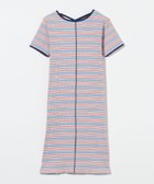 【ユナイテッドアローズ/UNITED ARROWS / KIDS】のカット マルチボーダーTシャツ ワンピース / キッズ 100cm-130cm 人気、トレンドファッション・服の通販 founy(ファニー) ファッション Fashion キッズファッション Fashion for Kids ワンピース Dresses カットソー Cut and Sewn Top デニム Denim, Jeans Material ボーダー Border, Stripe アウトレット Outlet / Clearance おすすめ Recommended / Our Picks 夏 Summer thumbnail LT.BLUE|ID: prp329100004962480 ipo3291000000037229225