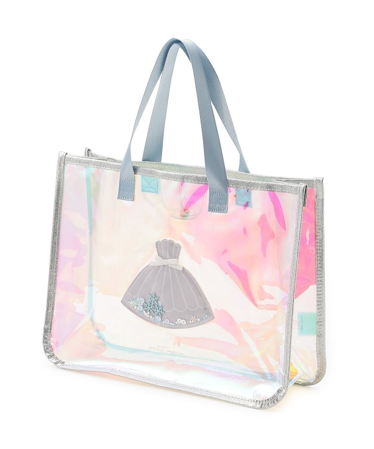 【ナルミヤ オンライン/NARUMIYA ONELINE / KIDS】の【SWIM】モチーフプールバッグ インテリア・キッズ・メンズ・レディースファッション・服の通販 founy(ファニー) 　ファッション　Fashion　キッズファッション　Fashion for Kids　パターン　Pattern, Design Print　モチーフ　Motif, Design Theme　シルバー|ID: prp329100004962487 ipo3291000000037229263