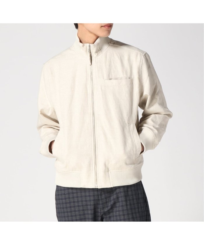 【バナナリパブリック ファクトリーストア/BANANA REPUBLIC FACTORY STORE / MEN】のリネンブレンド ボンバージャケット インテリア・キッズ・メンズ・レディースファッション・服の通販 founy(ファニー) https://founy.com/ ファッション Fashion メンズファッション Fashion for Men カットソー Cut and Sewn Top バランス Balance, Style Balance リネン Linen, Linen Fabric リラックス Relax, Relaxed Fit |ID: prp329100004962500 ipo3291000000037229313