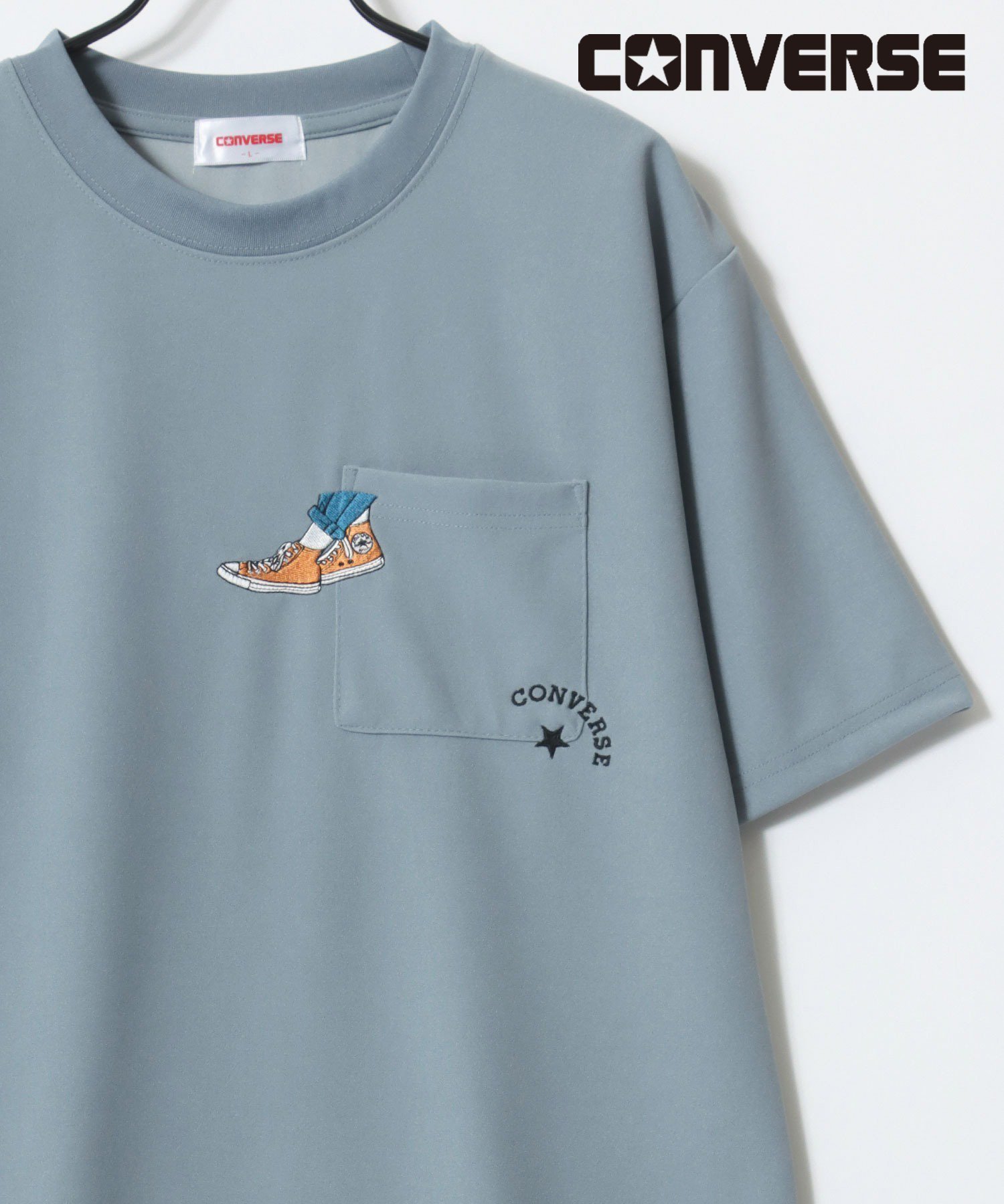 【ラザル/LAZAR】のCONVERSE コンバース Tシャツ メンズ 半袖 アムンゼン レディース ユニセックス ティーシャツ インテリア・キッズ・メンズ・レディースファッション・服の通販 founy(ファニー) 　ファッション　Fashion　レディースファッション　Fashion for Women　トップス・カットソー　Cut & Sew Tops　シャツ・ブラウス・オフィスカジュアル　Elegant Blouses & Button-Ups　ロングTシャツ・Tシャツ　Longline T-Shirts & Tees　イラスト　Illustration　カーゴパンツ　Cargo Pants, Utility Pants　カーディガン　Cardigan, Knitwear　キャップ　Cap, Baseball Cap　キャラクター　Character, Licensed Characters　キャンバス　Canvas, Canvas Fabric　グラフィック　Graphic, Graphic Design　吸水　Absorbent, Quick-Dry　サンダル　Sandals, Summer Shoes　シューズ　Shoes, Footwear　シンプル　Simple, Minimal　ジャケット　Jacket, Outerwear　ストライプ　Stripe, Striped Pattern　スニーカー　Sneakers, Trainers　スポーツ　Sports, Activewear　スラックス　Slacks, Dress Pants　セットアップ　Set-Up, Coordinated Outfit　センター　Center, Center Line　デニム　Denim, Jeans Material　トレンド　Trend, Trending Now　定番　Standard, Basic Item　人気　Popular, Best Seller　バスケット　Basket, Basket Bag　パーカー　Hoodie, Parka　ビッグ　Big, Oversized　ブルー|ID: prp329100004962509 ipo3291000000037229368