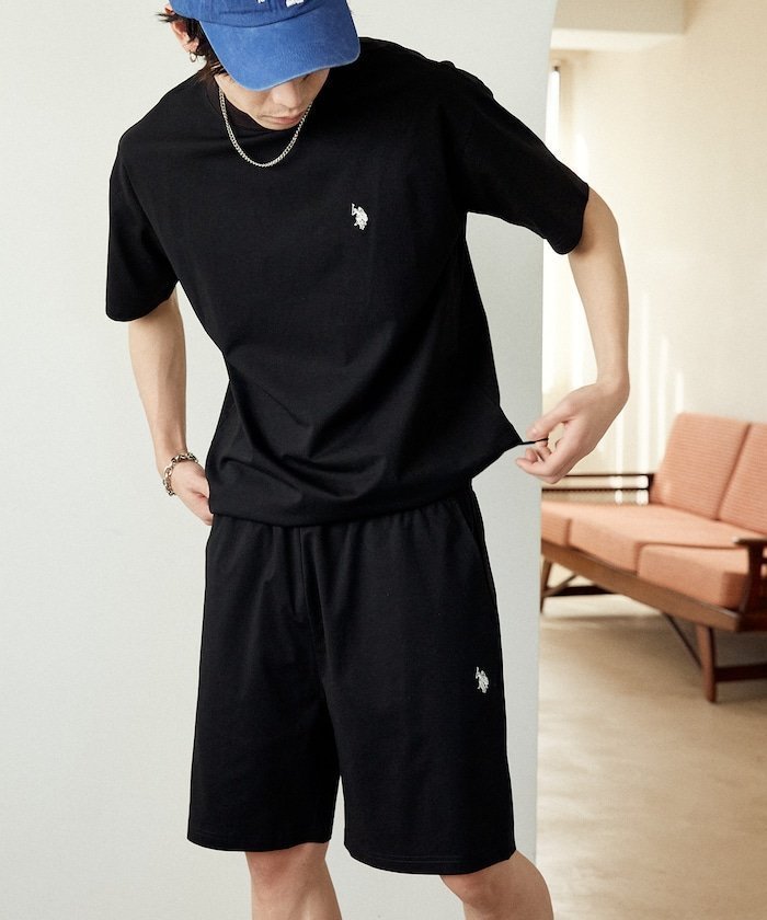 【フリークスストア/FREAK'S STORE】の接触冷感 別注 ワンポイントロゴセットアップ 限定展開 インテリア・キッズ・メンズ・レディースファッション・服の通販 founy(ファニー) 　ファッション　Fashion　メンズファッション　Fashion for Men　セットアップ　Matching Sets　2026年　2026　2026春夏・S/S　Spring/Summer 2026 SS26　ユニセックス　Unisex, Genderless　シンプル　Simple, Minimal　スペシャル　Special, Limited Edition　セットアップ　Set-Up, Coordinated Outfit　ドローコード　Drawcord, Drawstring Cord　ワンポイント　One Point, Statement Accent　別注　Limited Edition, Custom Order　夏　Summer　S/S・春夏　SS, Spring/Summer, Warm Season　ブラック|ID: prp329100004962522 ipo3291000000037229423