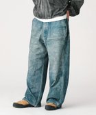 【ビームス/BEAMS / MEN】のモック プリント ダブルニー スウェットパンツ 人気、トレンドファッション・服の通販 founy(ファニー) ファッション Fashion メンズファッション Fashion for Men ボトムス Bottoms ヴィンテージ Vintage Style スタイリッシュ Stylish, Fashionable ダメージ Distressed, Destroyed プリント Print, Printed Pattern ポケット Pocket, Pocket Detail リアル Real, Realistic リラックス Relax, Relaxed Fit ループ Loop, Loop Knit thumbnail FADE_NAVY|ID: prp329100004962532 ipo3291000000037229478