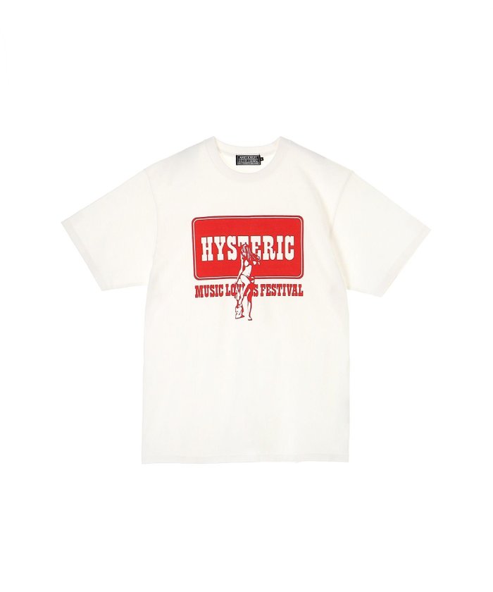 【ヒステリックグラマー/HYSTERIC GLAMOUR / MEN】のMUSIC LOVERS FESTIVAL Tシャツ インテリア・キッズ・メンズ・レディースファッション・服の通販 founy(ファニー) https://founy.com/ ファッション Fashion メンズファッション Fashion for Men |ID: prp329100004962534 ipo3291000000037229484