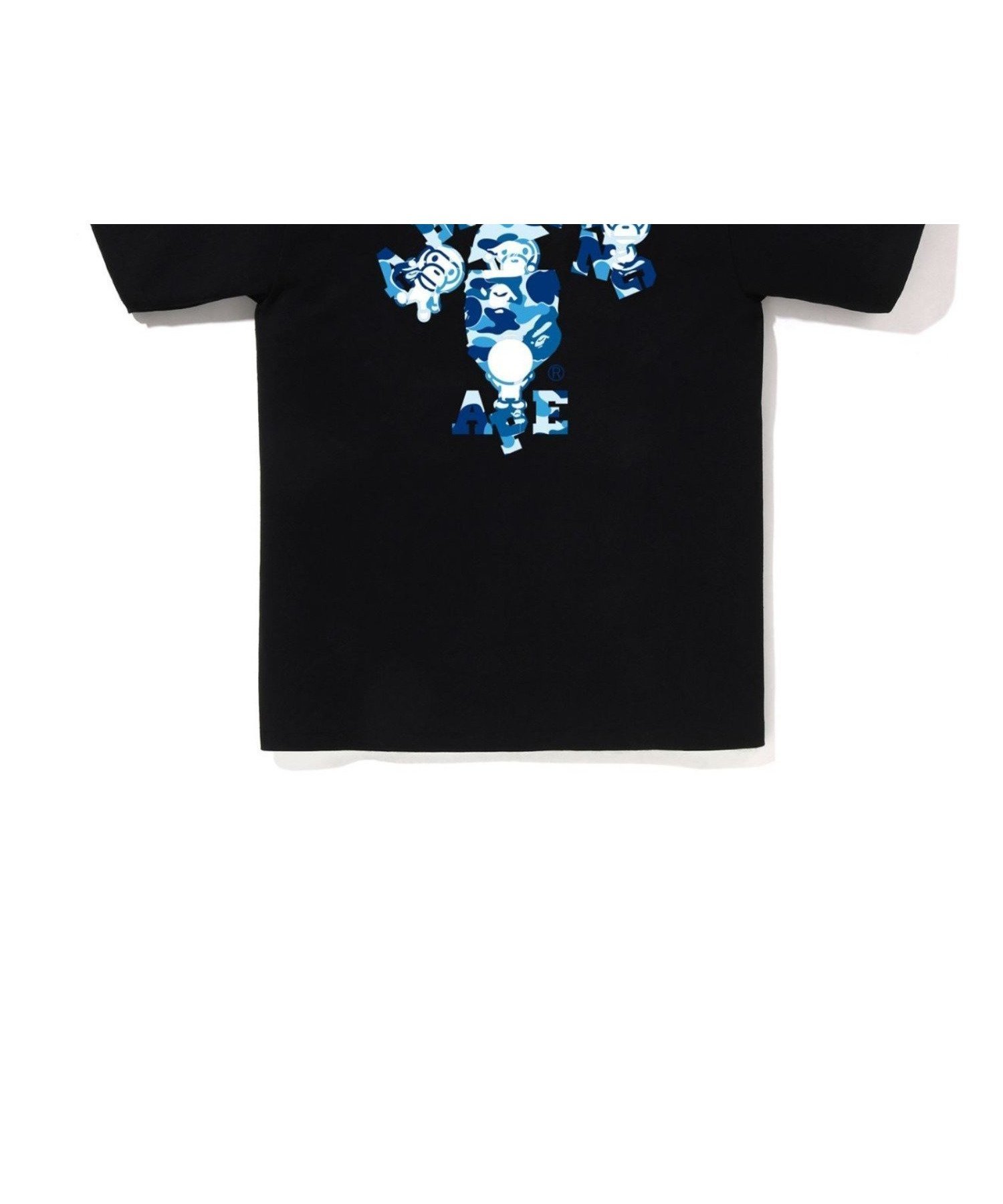 【アベイシングエイプ/A BATHING APE / MEN】のABC CAMO COLLEGE MILO TEE インテリア・キッズ・メンズ・レディースファッション・服の通販 founy(ファニー) 　ファッション　Fashion　メンズファッション　Fashion for Men　インナー　Innerwear　コレクション　Collection, Seasonal Line　ショート　Short, Short Length　スリーブ　Sleeve, Long Sleeve / Short Sleeve　パターン　Pattern, Design Print　フロント　Front, Front Design　プリント　Print, Printed Pattern　ラバー　Rubber, Rubber Sole　人気　Popular, Best Seller　BK×BL|ID: prp329100004962541 ipo3291000000037229526