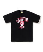 【アベイシングエイプ/A BATHING APE / MEN】のABC CAMO COLLEGE MILO TEE 人気、トレンドファッション・服の通販 founy(ファニー) ファッション Fashion メンズファッション Fashion for Men インナー Innerwear コレクション Collection, Seasonal Line ショート Short, Short Length スリーブ Sleeve, Long Sleeve / Short Sleeve パターン Pattern, Design Print フロント Front, Front Design プリント Print, Printed Pattern ラバー Rubber, Rubber Sole 人気 Popular, Best Seller thumbnail BK×PK|ID: prp329100004962541 ipo3291000000037229527