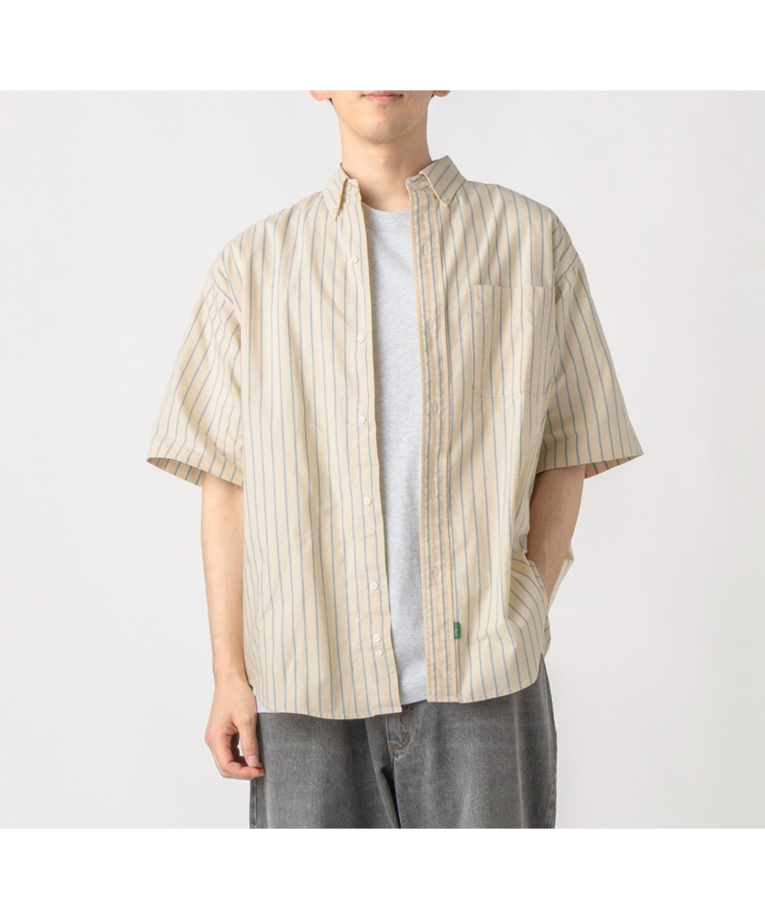 【エルエルビーン/L.L.Bean / MEN】の【JAPAN EDITION】オロノ・ショートスリーブ・シャツ インテリア・キッズ・メンズ・レディースファッション・服の通販 founy(ファニー) 　ファッション　Fashion　メンズファッション　Fashion for Men　ボックス　Boxy, Box Shape　定番　Standard, Basic Item　Butter/Steel/Teal|ID: prp329100004962560 ipo3291000000037229607