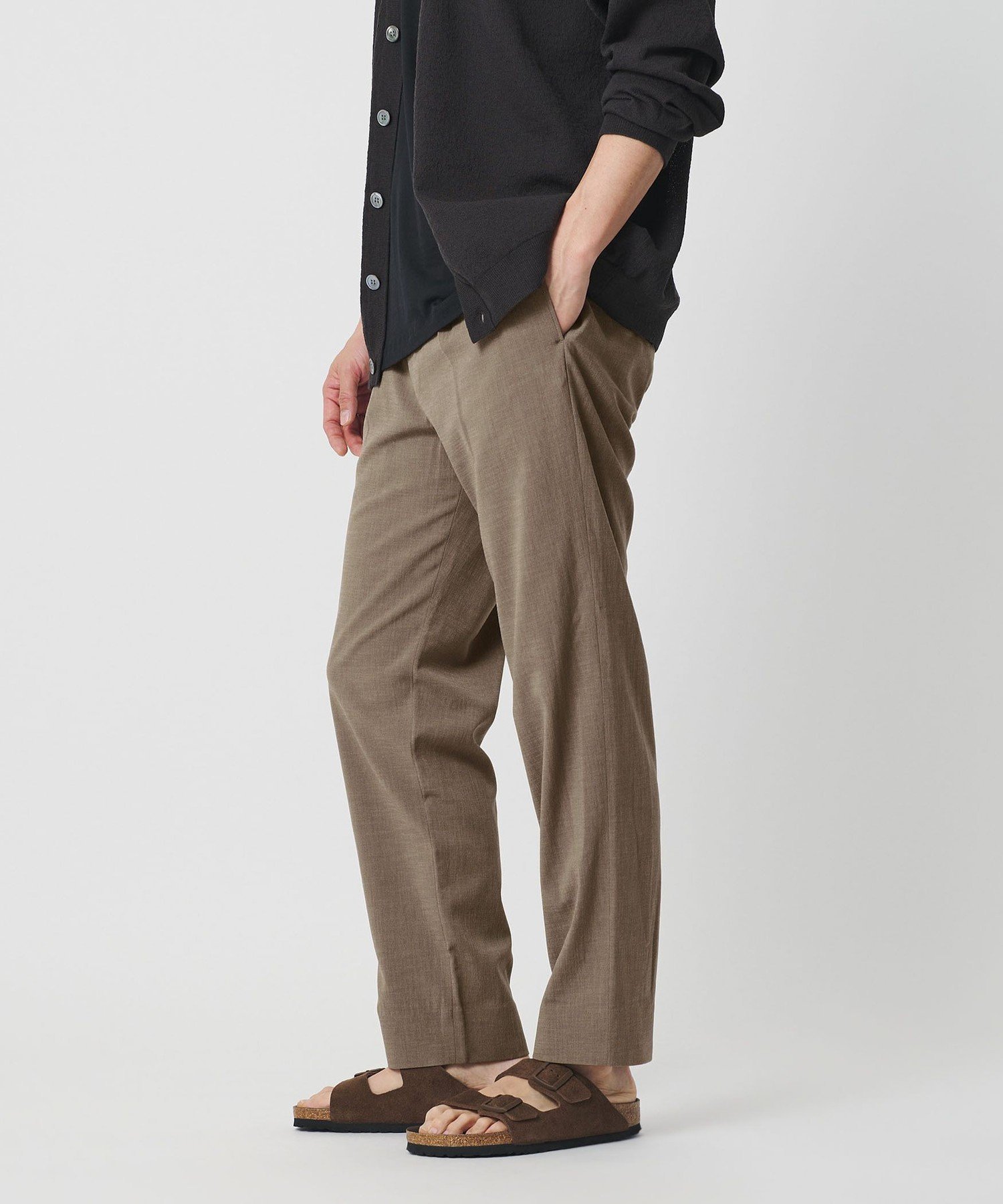 【ビューティ&ユース ユナイテッドアローズ/BEAUTY&YOUTH / UNITED ARROWS / MEN】のソアロン 1プリーツ テーパード イージー パンツ NO.5 インテリア・キッズ・メンズ・レディースファッション・服の通販 founy(ファニー) 　ファッション　Fashion　メンズファッション　Fashion for Men　ボトムス　Bottoms　春　Spring　クッション　Cushion, Throw Pillow　コイン　Coin, Coin Design　スタンダード　Standard, Basic　テーパード　Tapered, Tapered Pants　ハーフ　Half, Half-Length　フィット　Fit, Slim Fit　プリーツ　Pleats, Pleated　ベーシック　Basic, Essential　ポケット　Pocket, Pocket Detail　リラックス　Relax, Relaxed Fit　ルーズ　Loose, Oversized　S/S・春夏　SS, Spring/Summer, Warm Season　おすすめ　Recommended / Our Picks　夏　Summer　BEIGE|ID: prp329100004962582 ipo3291000000037229697