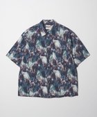 【ビューティ&ユース ユナイテッドアローズ/BEAUTY&YOUTH / UNITED ARROWS / MEN】のロンシャン ブラッシュド パターン キャンプ シャツ GRANDE型 人気、トレンドファッション・服の通販 founy(ファニー) ファッション Fashion メンズファッション Fashion for Men コレクション Collection, Seasonal Line シンプル Simple, Minimal ドレープ Drape, Draping Fabric バランス Balance, Style Balance パターン Pattern, Design Print プリント Print, Printed Pattern ボトム Bottoms, Lower Wear 別注 Limited Edition, Custom Order 半袖 Short Sleeve, Half Sleeve リラックス Relax, Relaxed Fit 夏 Summer エレガント 上品 Elegant thumbnail NAVY|ID: prp329100004962583 ipo3291000000037229699
