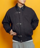 【サブサエティ/Subciety / MEN】のFireman clasp blouson 人気、トレンドファッション・服の通販 founy(ファニー) ファッション Fashion メンズファッション Fashion for Men キルティング Quilted, Quilting フェイクレザー Faux Leather, PU Leather ブルゾン Blouson, Bomber Jacket 防寒 Cold Protection, Winter-Ready リアル Real, Realistic 再入荷 Restock / Back in Stock thumbnail GRAY|ID: prp329100004962591 ipo3291000000037229739