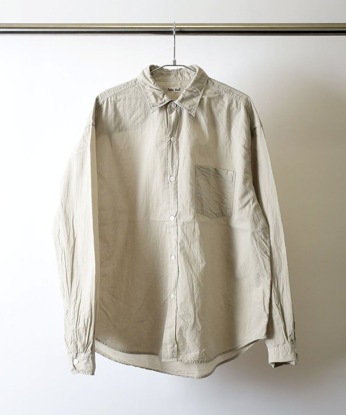 【ジョンブル プライベート ラボ/Johnbull Private labo / MEN】のガーメントダイレギュラーカラーシャツ インテリア・キッズ・メンズ・レディースファッション・服の通販 founy(ファニー) https://founy.com/ ファッション Fashion メンズファッション Fashion for Men インナー Innerwear ヴィンテージ Vintage Style 春 Spring 秋 Autumn ショーツ Shorts, Short Pants シンプル Simple, Minimal ジーンズ Jeans, Denim Pants スウェット / スエット Sweatshirt, Sweatwear スラックス Slacks, Dress Pants ポケット Pocket, Pocket Detail モッズコート Mods Coat, Military Parka ユーズド Used, Vintage-Look レギュラー Regular, Standard Fit ロング Long, Long-Length 冬 Winter / This Winter A/W・秋冬 Autumn/Winter S/S・春夏 SS, Spring/Summer, Warm Season おすすめ Recommended / Our Picks 夏 Summer |ID: prp329100004962621 ipo3291000000037229885