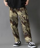 【シトリー/SITRY / MEN】の別注 ワイドパンツ メンズ ワンタック ツイル イージーパンツ シェフパンツ レディース ユニセックス デザートカモ|ID: prp329100004962638 ipo3291000000037229972