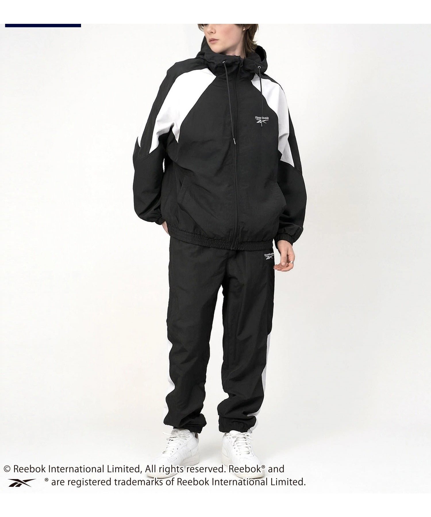 【アウトフィット/OUTFIT】のReebok/ウインドブレーカー セットアップ インテリア・キッズ・メンズ・レディースファッション・服の通販 founy(ファニー) 　ファッション　Fashion　レディースファッション　Fashion for Women　セットアップ　Matching Sets　セットアップ　Set-Up, Coordinated Outfit　ブラック|ID: prp329100004962640 ipo3291000000037229988