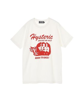 【ヒステリックグラマー/HYSTERIC GLAMOUR / MEN】のBORN TO RACE Tシャツ 人気、トレンドファッション・服の通販 founy(ファニー) ファッション Fashion メンズファッション Fashion for Men なめらか Smooth, Silky Texture レース Lace, Lace Fabric |ID:prp329100004962654