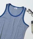 【セットアップセブン/SETUP7】のRobert P.Miller/パネルリブタンクトップ 140C 人気、トレンドファッション・服の通販 founy(ファニー) ファッション Fashion レディースファッション Fashion for Women 厚底 Platform Shoes カットソー Cut and Sewn Top シンプル Simple, Minimal スキニー Skinny, Slim Fit スニーカー Sneakers, Trainers スラックス Slacks, Dress Pants タンク Tank Top, Sleeveless Top デニム Denim, Jeans Material 定番 Standard, Basic Item フィット Fit, Slim Fit ワイド Wide, Wide Fit 再入荷 Restock / Back in Stock エレガント 上品 Elegant thumbnail BLU|ID: prp329100004962671 ipo3291000000037230122