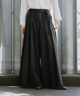 【ハレ/HARE / MEN】のYOSEハカマパンツ 人気、トレンドファッション・服の通販 founy(ファニー) ファッション Fashion メンズファッション Fashion for Men ボトムス Bottoms プリーツ Pleats, Pleated ループ Loop, Loop Knit ワイド Wide, Wide Fit エレガント 上品 Elegant |ID:prp329100004962676