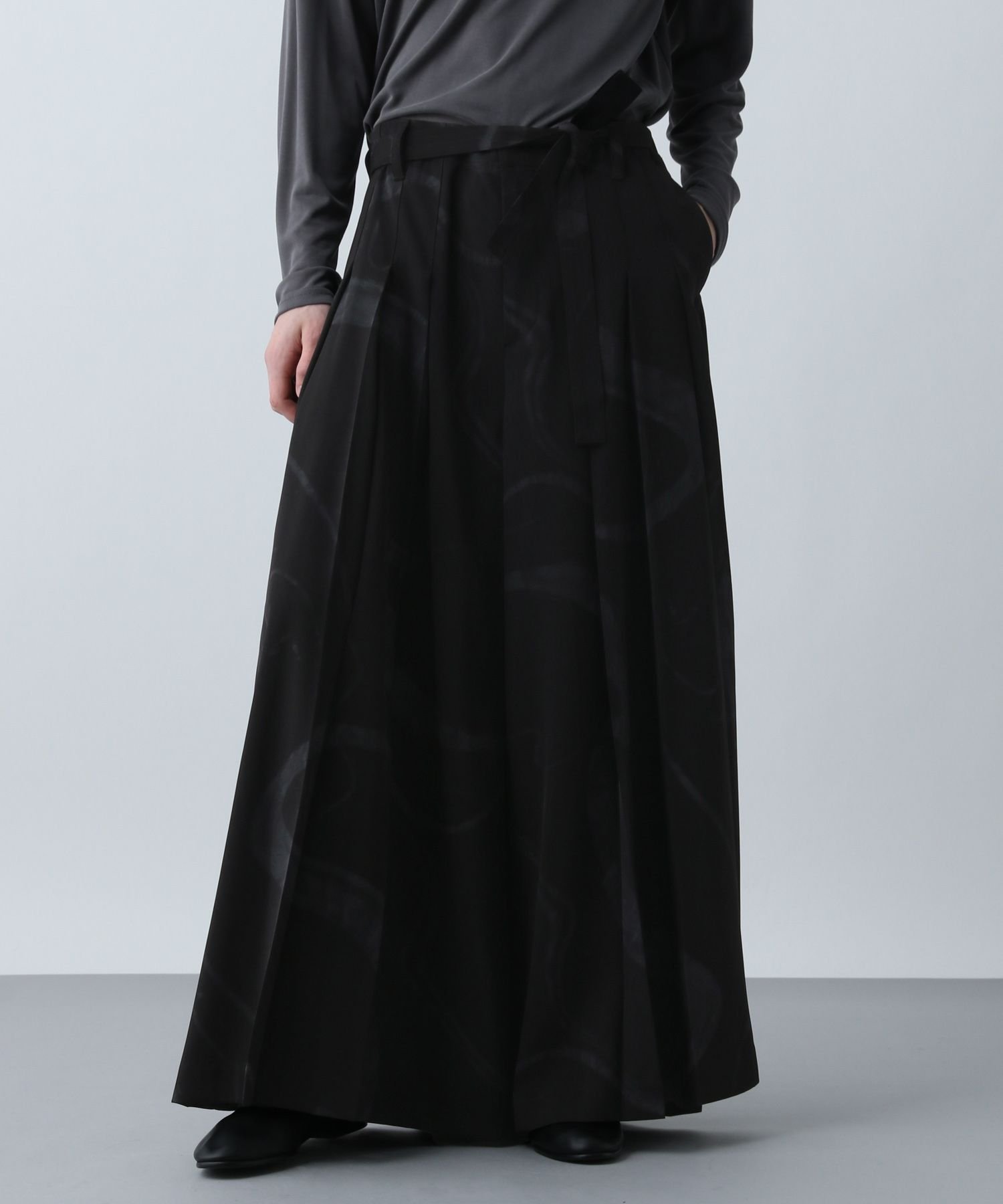 【ハレ/HARE / MEN】のYOSEハカマパンツ インテリア・キッズ・メンズ・レディースファッション・服の通販 founy(ファニー) 　ファッション　Fashion　メンズファッション　Fashion for Men　ボトムス　Bottoms　プリーツ　Pleats, Pleated　ループ　Loop, Loop Knit　ワイド　Wide, Wide Fit　エレガント 上品　Elegant　グレー系その他15|ID: prp329100004962676 ipo3291000000037230149