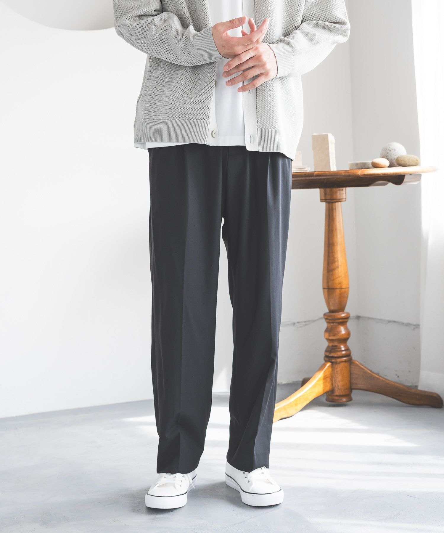 【グローバルワーク/GLOBAL WORK / MEN】のアーバンクリーンワイドパンツ/AIR/632890 インテリア・キッズ・メンズ・レディースファッション・服の通販 founy(ファニー) 　ファッション　Fashion　メンズファッション　Fashion for Men　ボトムス　Bottoms　ストレッチ　Stretch, Stretchy Fabric　ドローコード　Drawcord, Drawstring Cord　リラックス　Relax, Relaxed Fit　ワイド　Wide, Wide Fit　軽量　Lightweight, Ultra Light　ブラック09|ID: prp329100004962697 ipo3291000000037230259