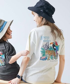 【デビロック/devirock】の【旅するデビロック】大人 プリント半袖Tシャツ 子供服 キッズ 男の子 綿100% 26SS 大人の最旬トレンドファッション＆コーディネート founy(ファウニー) ファッション Fashion レディースファッション Fashion for Women トップス・カットソー Cut & Sew Tops シャツ・ブラウス・オフィスカジュアル Elegant Blouses & Button-Ups ロングTシャツ・Tシャツ Longline T-Shirts & Tees プリント Print, Printed Pattern 半袖 Short Sleeve, Half Sleeve おすすめ Recommended / Our Picks 2026年 2026 2026春夏・S/S Spring/Summer 2026 SS26 |ID:prp329100004962698