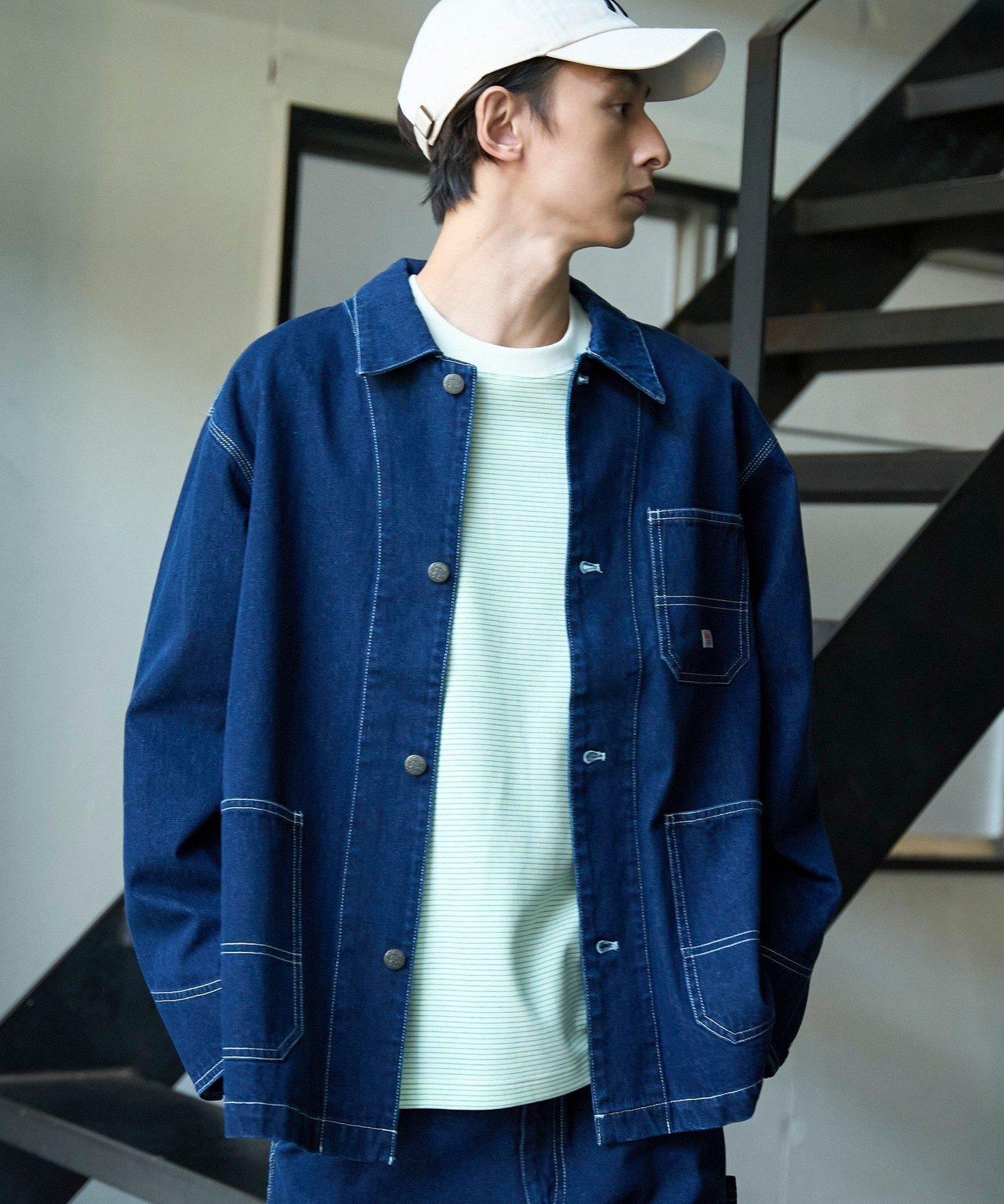 【コーエン メン/COEN / MEN】のSMITH S(スミス)別注ワークジャケット 人気、トレンドファッション・服の通販 founy(ファニー) 　ファッション　Fashion　メンズファッション　Fashion for Men　アメリカン　American Style　ヴィンテージ　Vintage Style　春　Spring　ジャケット　Jacket, Outerwear　デニム　Denim, Jeans Material　ニューヨーク　New York, NYC Style　人気　Popular, Best Seller　ベーシック　Basic, Essential　別注　Limited Edition, Custom Order　ワーク　Workwear, Utility Style　おすすめ　Recommended / Our Picks　 other-1|ID: prp329100004962702 ipo3291000000037230297