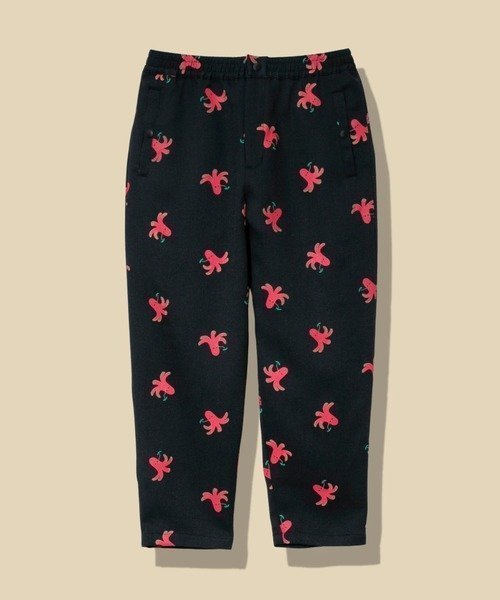 【ゴースローキャラバン/go slow caravan / MEN】のブッチャー総柄プリントイージーアンクルパンツ (WOMENS/MENS) インテリア・キッズ・メンズ・レディースファッション・服の通販 founy(ファニー) 　ファッション　Fashion　メンズファッション　Fashion for Men　ボトムス　Bottoms　おすすめ　Recommended / Our Picks　セットアップ　Set-Up, Coordinated Outfit　今季　This Season, Current Season　夏　Summer　ブラック|ID: prp329100004962709 ipo3291000000037230324