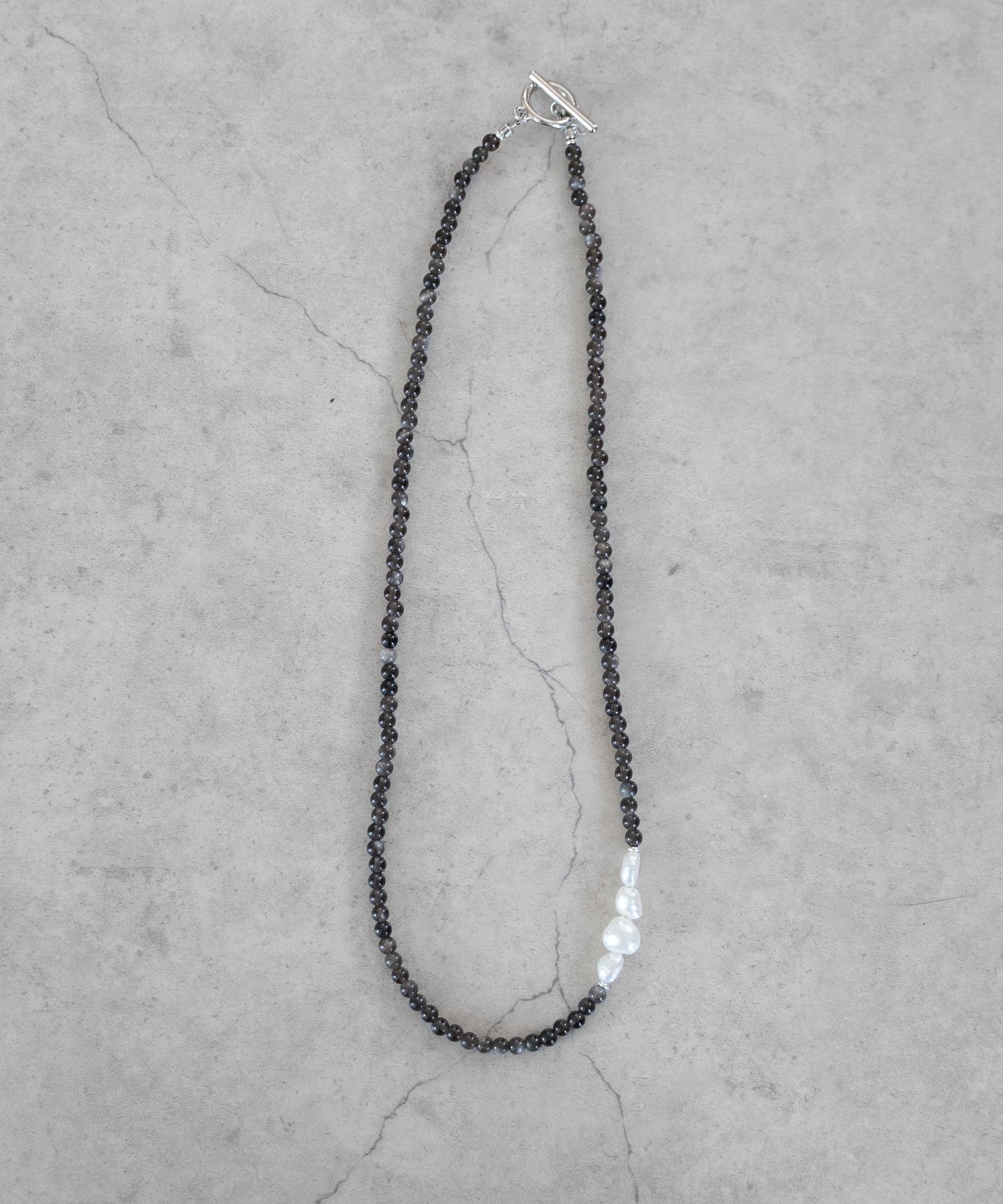 【コンポジット/composite】のNATURAL STONE PEARL NECKLACE 天然石 淡水パールネックレス 大人の最旬トレンドファッション＆コーディネート founy(ファウニー) 　ファッション　Fashion　レディースファッション　Fashion for Women　ジュエリー　Jewelry　ネックレス　Necklaces & Pendants　アシンメトリー　Asymmetrical Style　シルバー　Silver, Metallic Silver　ネックレス　Necklace, Pendant Necklace　パール　Pearl, Pearl Accent　巾着　Drawstring Bag, Kinchaku　 other-1|ID: prp329100004962710 ipo3291000000037230326