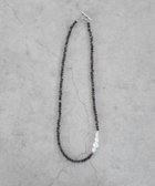 【コンポジット/composite】のNATURAL STONE PEARL NECKLACE 天然石 淡水パールネックレス GRAY|ID: prp329100004962710 ipo3291000000037230327