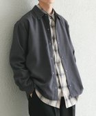 【アイテムズ アーバンリサーチ/ITEMS URBAN RESEARCH / MEN】の2way ストレッチロングスリーブスナップシャツ チャコールグレー|ID: prp329100004962723 ipo3291000000037230383