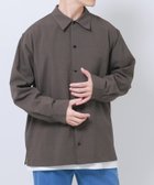 【アイテムズ アーバンリサーチ/ITEMS URBAN RESEARCH / MEN】の2way ストレッチロングスリーブスナップシャツ オリーブ|ID: prp329100004962723 ipo3291000000037230385