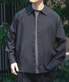 【アイテムズ アーバンリサーチ/ITEMS URBAN RESEARCH / MEN】の2way ストレッチロングスリーブスナップシャツ ブラック|ID: prp329100004962723 ipo3291000000037230386
