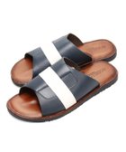 【マドラス/madras / MEN】のMODELLO 世界初のカバロス加工シリーズ レザーサンダル ネイビーコンビ|ID: prp329100004962734 ipo3291000000037230424